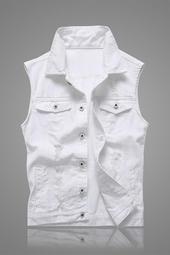 夏季男士牛仔馬甲韓版無袖無袖緊身牛仔背心馬夾上衣服春休閒潮男牛仔馬甲男百搭帥氣不縮水不起球-毛毛男裝 歷史價格詳細信息