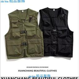 工裝背心外套 機能風戰術背心 多口袋背心夾克 軍裝背心 無袖背心馬甲男 日系 攝影師背心ATJB19【FIZZE】 歷史價格詳細信息
