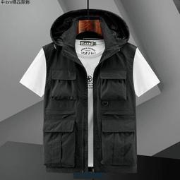 春秋季男士馬甲薄款休閑多口袋輕薄透氣速幹馬夾戶外工裝夏季馬夾 歷史價格詳細信息