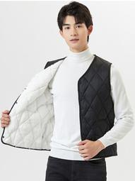 羽絨棉秋冬馬甲男青少年時尚短款修身坎肩韓版外套加厚保暖背心潮-毛毛男裝 歷史價格詳細信息