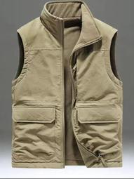 冬季馬甲外套男 背心外套男 男士立領外套 秋冬馬甲男 防風背心 男生馬甲外套 秋冬戶外馬甲 背心保暖外套男上衣馬甲 歷史價格詳細信息