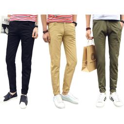 休閒褲男 卡其褲 28-38碼  素色商務工作褲 簡約百搭長褲子 直筒褲 修身職業褲 大尺碼中腰褲子 現貨 男生 歷史價格詳細信息