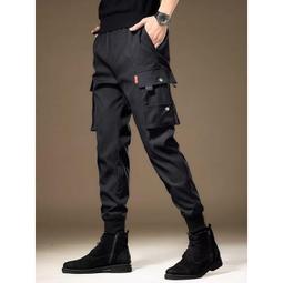 【miki 精選】  薄款九分褲男 冰絲涼感褲 男女不拘 黑色長褲 大尺碼九分褲 顯高顯瘦長褲 小個子長褲 歷史價格詳細信息