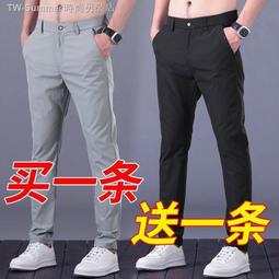 西裝褲子寬松直筒商務正裝修身小腳男士休閑長褲秋裝九分薄款西褲 歷史價格詳細信息