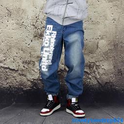 牛仔褲男 嘻哈牛仔褲 男寬鬆直筒牛仔褲 春秋潮流刺繡闊腿滑板褲 價格比較,價格查詢,歷史價格詳細信息