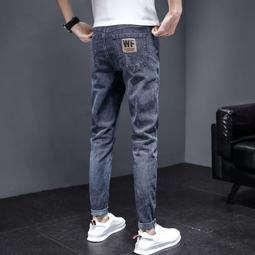 2022新款春季彈力牛仔褲男休閑百搭青年褲子商務男裝寬松直筒男褲 歷史價格詳細信息