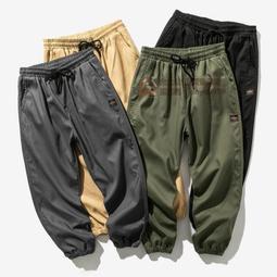 潮流純棉工作褲 休閒大尺碼長褲 工裝褲 潮牌束腳褲 日系縮口褲 哈倫褲 休閒褲 長褲男(HQK88)【壹號站】 歷史價格詳細信息