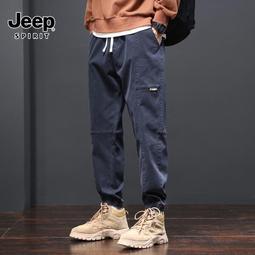 工裝褲男士潮牌冬季寬松ins潮流束腳休閑長褲百搭痞帥韓版褲子男 歷史價格詳細信息