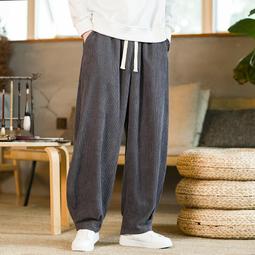 [免運]中國風男裝燈芯絨男褲子復古條絨闊腿燈籠褲大碼寬松休閑褲哈倫褲【金隆服裝】 價格比較,價格查詢,歷史價格詳細信息