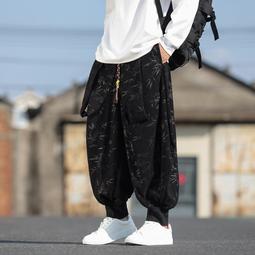 [免運]中國風男裝燈芯絨男褲子復古條絨闊腿燈籠褲大碼寬松休閑褲哈倫褲【金隆服裝】 歷史價格詳細信息