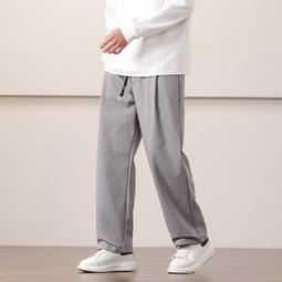 [免運]中國風男裝休閑褲秋季大碼長褲男褲寬松胖子闊腿直筒褲運動哈倫褲【金隆服裝】 價格比較,價格查詢,歷史價格詳細信息