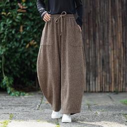 [免運]中國風冬季加厚休閑褲男士大碼胖子闊腿哈倫褲潮牌運動長褲直筒褲#金隆男裝 歷史價格詳細信息