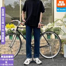 垂感修身淺藍色時髦洋氣牛仔褲2024年夏款長款高腰時尚顯瘦闊腿褲 歷史價格詳細信息