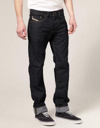 SG【全新真品】DIESEL KROOLEY 8U9 抓皺處理/大片刷破/放射刷紋中腰小直筒褲 *現貨 歷史價格詳細信息