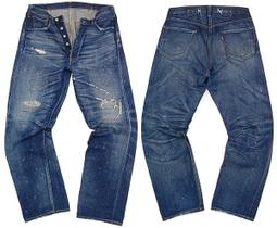 【破壞牛王CONE MILLS】美國 日本版LEVIS 501XX黑灰刷白刀割直筒牛仔褲32 33腰現貨501 1881 歷史價格詳細信息