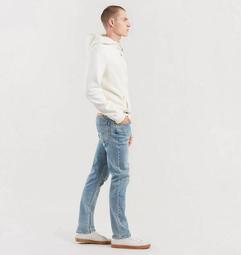 【新款W28-42腰優惠】美國LEVIS 512 Sundown 淺藍 水洗 彈性 合身窄管 錐型直筒牛仔褲單寧褲510 歷史價格詳細信息