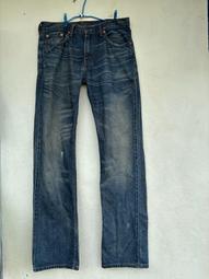 【LEVI'S】藍色牛仔長褲 32X34號/平量約32腰 歷史價格詳細信息