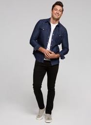 【彈性錐型W28-42腰新款優惠】美國獨賣LEVIS 502 Taper 仿舊黑 標準錐型上寬下窄直筒牛仔褲百搭501 歷史價格詳細信息