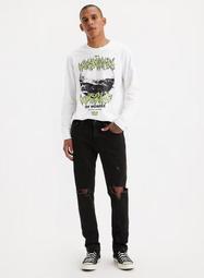 【LEVI'S】藍色刷白牛仔長褲 36X32號/實量約36腰 歷史價格詳細信息