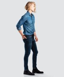 【新款彈性28-42腰】美國LEVI S Skinny 510 黑藍 仿舊 貓鬚磨洗 緊身 窄管 小直筒牛仔褲511 歷史價格詳細信息