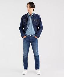 【高價版29-38腰】美國LEVI S 512上寬下窄低腰修身窄管牛仔褲淺藍刷白貓鬚 彈性布料男款 歷史價格詳細信息