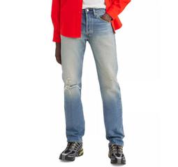 【新款彈性29-44腰】美國LEVIS 501  Don't Trip  淺藍水洗 經典排扣 中直筒 牛仔褲 丹寧褲 歷史價格詳細信息