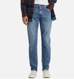 【LEVI'S】藍色刷白牛仔長褲 36X32號/實量約36腰 歷史價格詳細信息