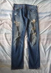 楹 ~ 正品 Levi's 藍色格紋 襯衫 size: L 歷史價格詳細信息