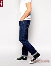 【高價鹿皮標破壞新款】美國LEVI S 511 Slim Cross 深藍髒污刷黃腿紋彈性小直筒牛仔褲28-38腰510 歷史價格詳細信息