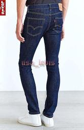 【彈性新款28-38腰優惠】美國LEVI S 514 Bay Nights 深藍貓鬚磨洗低腰直筒褲牛仔褲501 513 歷史價格詳細信息