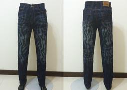 伸縮中直筒車繡口袋牛仔褲Straight Extendable Jeans(347-3106-34)深牛仔 男sun-e 歷史價格詳細信息