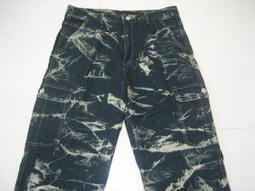 sun-e彈性龍.虎繡圖側貼袋牛仔中直筒長褲(307-6893-21)黑 腰圍:M L XL LL 3L 4L 5L 歷史價格詳細信息