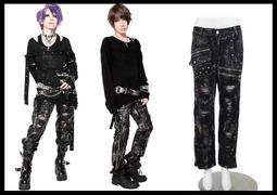 ＊mini PUNK LOLO＊ 日本龐克視覺-黑暗墳墓亡魂嘆息吸血鬼誓約鉚釘個性襯衫(中性.sb01069)PUNK 歷史價格詳細信息