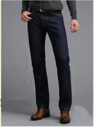 【工廠直發】冬款男士加厚保暖水貂絨直筒 男款加絨牛仔褲 加大碼  A076 歷史價格詳細信息