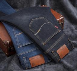 冬季直筒牛仔褲工裝通勤水洗直筒寬鬆加絨加厚保暖牛仔長褲子男褲 歷史價格詳細信息