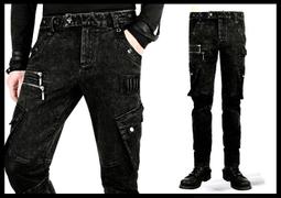 ＊mini PUNK LOLO＊ 龐克個性街頭-厄夜欉林狩魔獵人骷髏頭銀鏈皮質造型口罩(中性.MK005)PUNK 歷史價格詳細信息