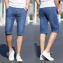 牛仔短青少年五分夏季亂步寬鬆男士五分韓版直筒子 歷史價格詳細信息