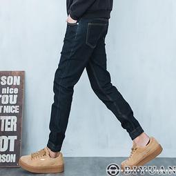 【OBIYUAN】牛仔褲 韓國 高品質 彈性 仿舊 水洗 破壞 單寧 長褲【GJ6103】 歷史價格詳細信息