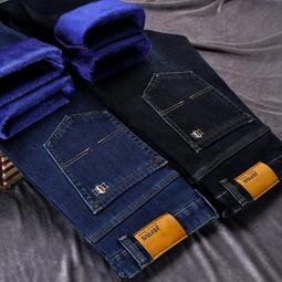 冬季加絨牛仔褲男式純黑加絨少年男修身小腳褲韓版男士長褲潮 Y806 歷史價格詳細信息