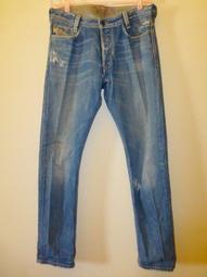 不求多 全新 牛仔褲 雪花 彈性 伸縮 中直筒褲 (2) 歷史價格詳細信息