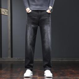 新款春夏中年牛仔褲休閑高檔男士牛仔褲彈力牛仔男爸爸牛仔褲寬松 歷史價格詳細信息