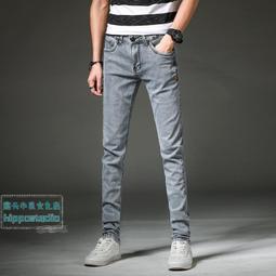 煙灰色秋季潮牌系繩牛仔庫男女寬松闊腿庫子潮男士港風水洗直筒庫 歷史價格詳細信息