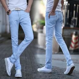 新款男式牛仔褲 韓版青春流行小腳牛仔褲 潮男彈力修身褲 本色百搭男士牛仔褲 休閒長褲子男 男生長褲 男生牛仔褲 歷史價格詳細信息