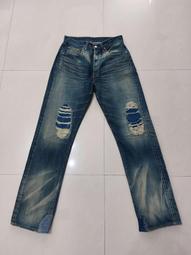 【美國製赤耳布邊33腰現貨】 頂級True Religion Rocco 深藍土石流水洗窄版小直筒丹寧褲牛仔褲228美金 歷史價格詳細信息