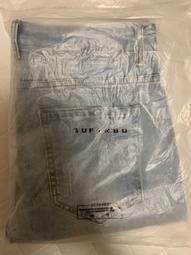 GUFNABU【直筒補丁破壞牛仔長褲】31腰 全新 歷史價格詳細信息