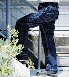 復刻 Officer trousers 14.5oz 雙染 修身中腰直筒 黑牛 YKK 拉鍊 歷史價格詳細信息