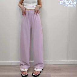 2024夏緞面短褲西褲女休閒五分褲珠光亮面闊腿褲a字高腰白色中褲 歷史價格詳細信息