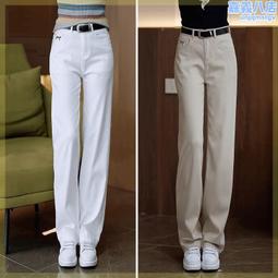 白色裙褲女2024夏季薄款小個子慵懶風寬鬆休閒長褲高腰垂感闊腿褲 歷史價格詳細信息