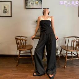 十三行夏季西裝短褲女寬鬆薄款2024新款高腰休閒闊腿a字顯瘦外穿 歷史價格詳細信息