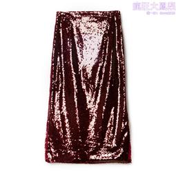 亮片直筒松緊腰半裙半身裙高腰顯瘦彈力絲絨四季款#MD4776- 歷史價格詳細信息